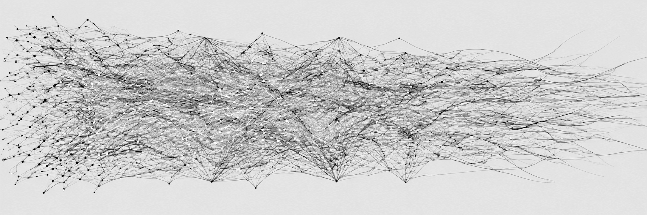 Fine-line network of real estate possibilities narrowing toward a decision